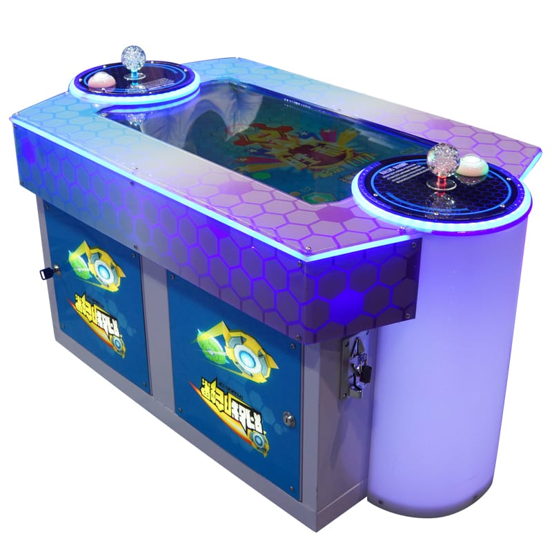 Battle gyroscope arcade air hockey table game machine